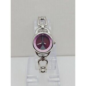 Relic Fossil Big Tic Animated Pink Dial Womens Bracelet Watch Quartz New Battery